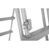 Bestway Flip & Lock kāpnes virszemes baseinam 1,07 m, Pelēkas, Metāls, 150 kg, 3 pakāpieni, 107 cm