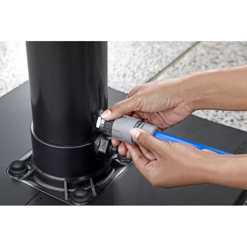 Bestway SolarFlow 8 L āra duša, brīvi stāvoša, melna, nerūsējošais tērauds, 8 L, EN1112, 500 mm, 500 mm