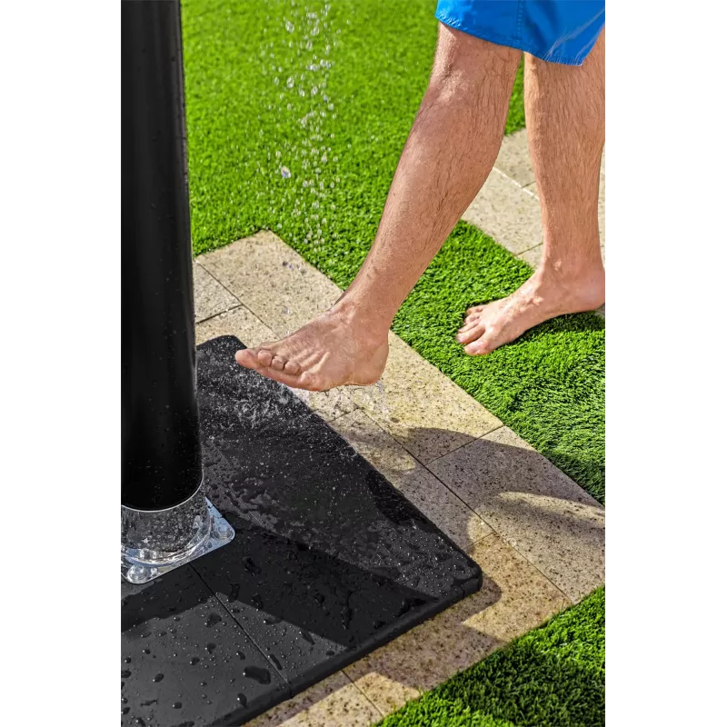Bestway SolarFlow 8 L āra duša, brīvi stāvoša, melna, nerūsējošais tērauds, 8 L, EN1112, 500 mm, 500 mm