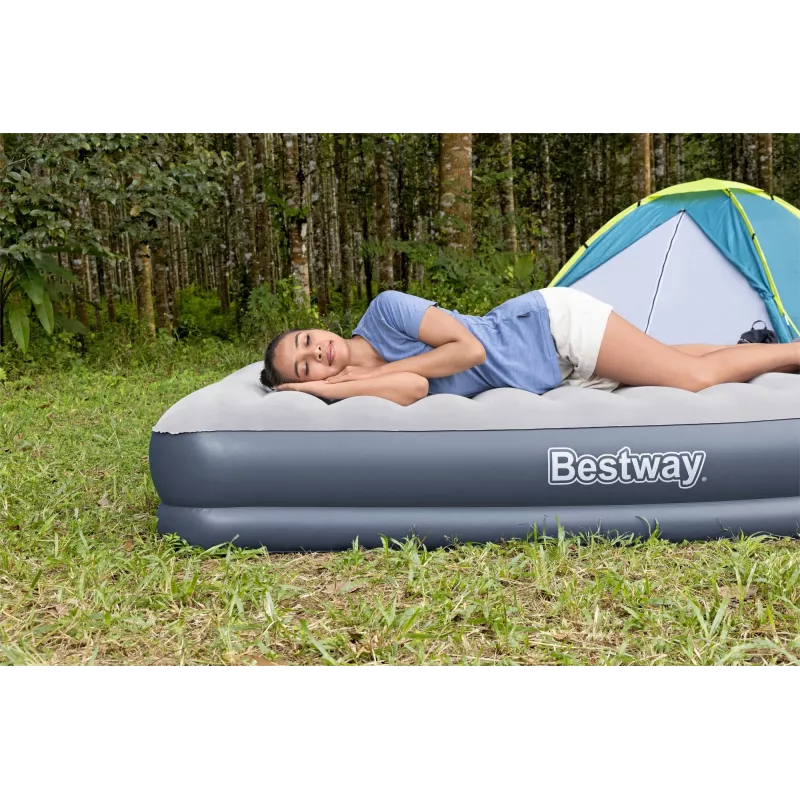 Bestway Tritech gaisa matracis Queen ar uzlādējamu sūkni 2.03 m x 1.52 m x 36 cm