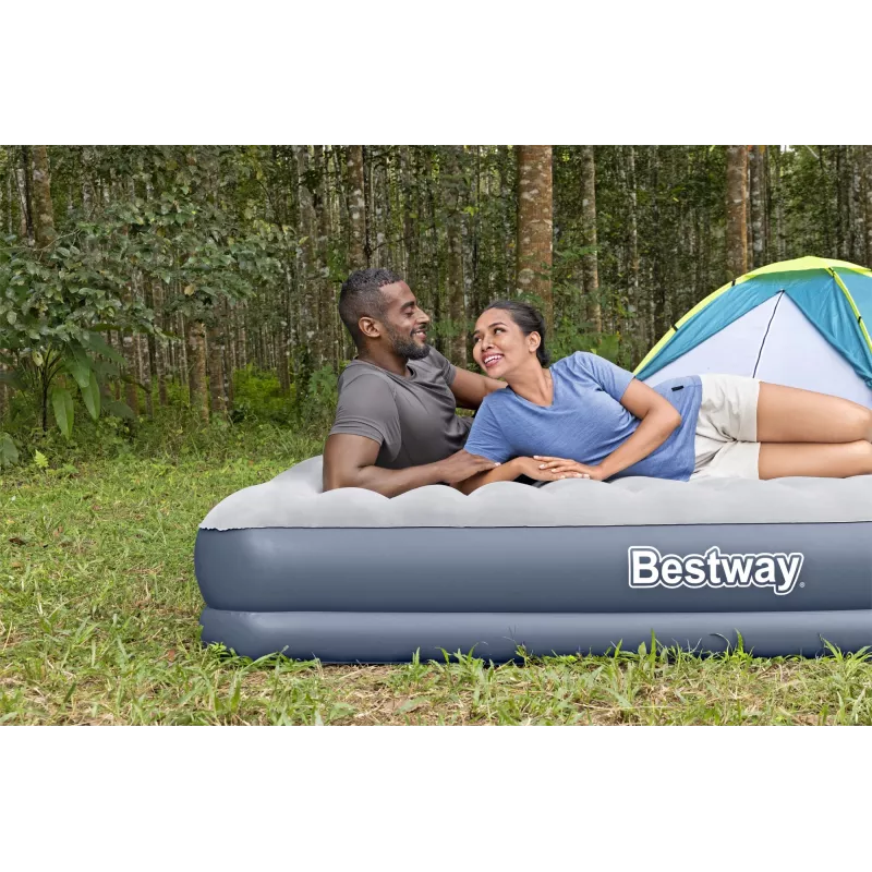 Bestway Tritech gaisa matracis Queen ar uzlādējamu sūkni 2.03 m x 1.52 m x 36 cm