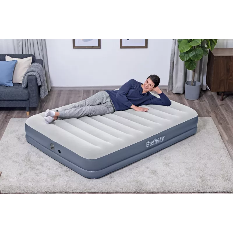 Bestway Tritech gaisa matracis Queen ar uzlādējamu sūkni 2.03 m x 1.52 m x 36 cm