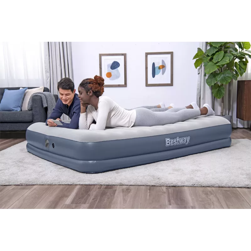 Bestway Tritech gaisa matracis Queen ar uzlādējamu sūkni 2.03 m x 1.52 m x 36 cm