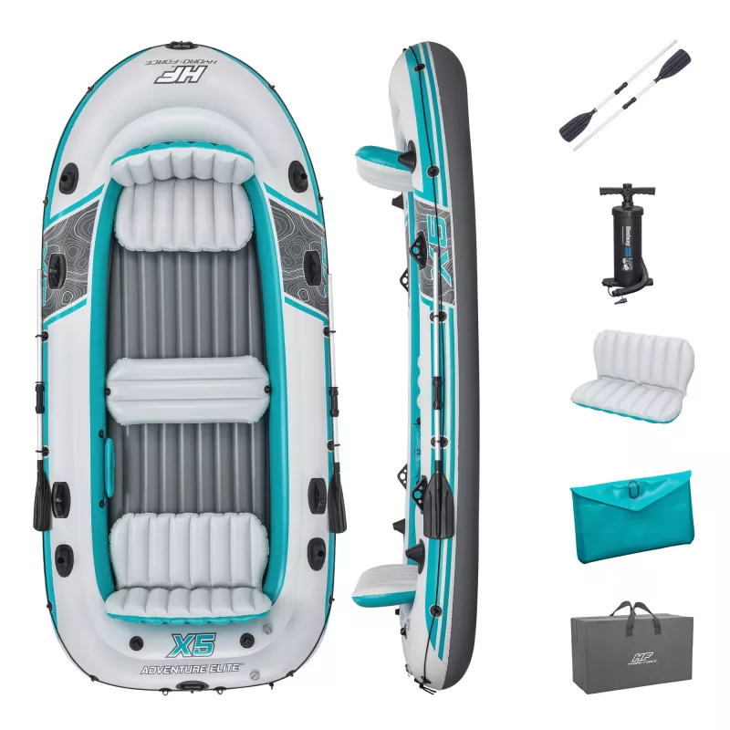 Bestway Hydro-Force Adventure Elite X5 Piepūšamā plosta komplekts 3.64 m