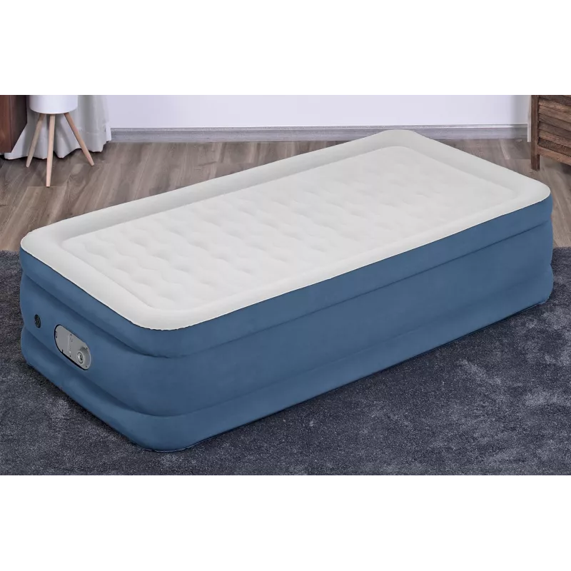 Bestway AlwayzAire Twin gaisa matracis ar iebūvētu dubulto sūkni 1,91 m x 97 cm x 46 cm