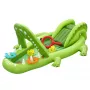 Bestway Later Gator bērnu piepūšamais ūdens rotaļu centrs un baseins 2,34 m x 1,63 m x 87 cm