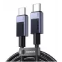 Ugreen 45068 USB kabelis 2 m USB-C 0.48 Gbit/s 240 W Melns, Pelēks