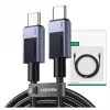 Ugreen 45068 USB kabelis 2 m USB-C 0.48 Gbit/s 240 W Melns, Pelēks