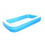 Bestway taisnstūra piepūšamais ģimenes baseins 3.05m x 1.83m x 46cm zils