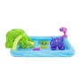 Bestway Play Center Fantastic Aquarium Play Pool, piepūšamais baseins, 308 L, 8-figūras forma, 2 gadi, vinils, daudzkrāsains