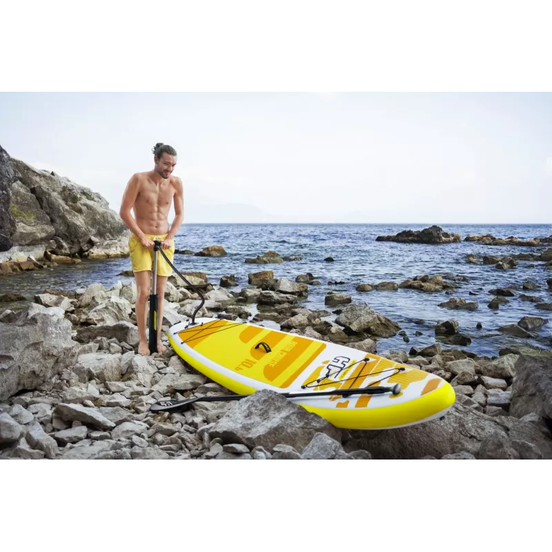 Bestway Hydro-Force 10'6 inch x 30 inch x 4.75 inch Aqua Cruise Set SUP dēlis
