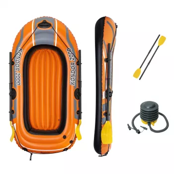 Bestway HYDRO-FORCE piepūšamā laiva - komplektā airi un sūknis