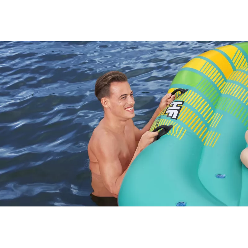 Bestway Hydro-Force 9'10 collas x 9' / 3.00m x 2.75m Sunny Lounge Island peldošā sala