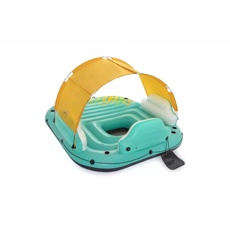 Bestway Hydro-Force 9'10 collas x 9' / 3.00m x 2.75m Sunny Lounge Island peldošā sala