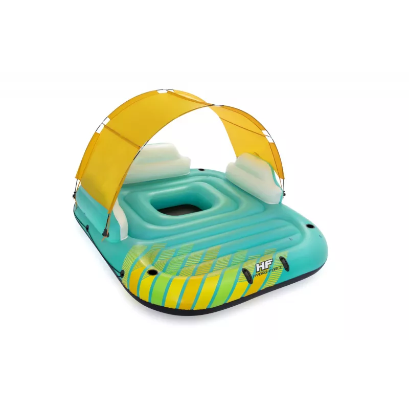 Bestway Hydro-Force 9'10 collas x 9' / 3.00m x 2.75m Sunny Lounge Island peldošā sala
