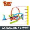 Hot Wheels Action Loop Cyclone Challenge Trases Komplekts ar 1:64 Mēroga Auto, Viegla Uzglabāšana