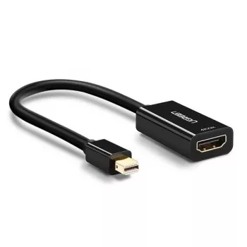 Ugreen 40360 Mini DisplayPort uz HDMI video adapteris 0.25 m melns