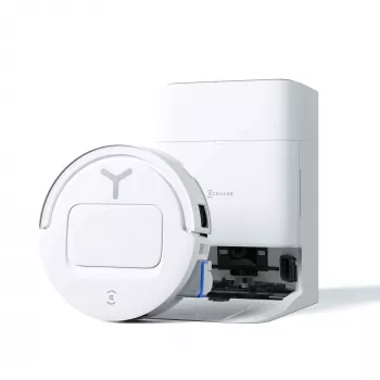Ecovacs Deebot T80 Omni Balts - Robotu putekļsūcējs un mopējs ar OZMO ROLLER tehnoloģiju