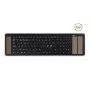 Mousetrapper Type Tastatūra QWERTY Nordic USB-A + Bluetooth, Pilna izmēra (100%), Vadu un bezvadu, USB + Bluetooth, Melna