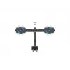 Multibrackets M VESA Desktopmount Dual galda stiprinājums ar skrūvspīli 24-32 collām