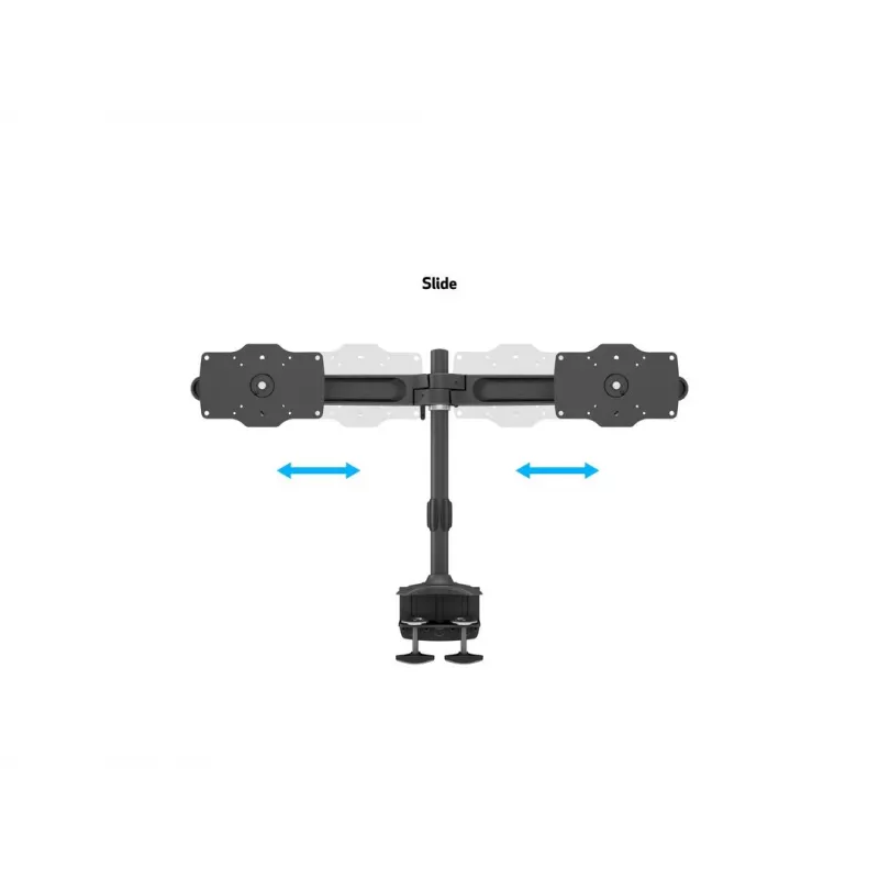Multibrackets M VESA Desktopmount Dual galda stiprinājums ar skrūvspīli 24-32 collām