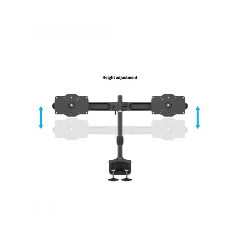 Multibrackets M VESA Desktopmount Dual galda stiprinājums ar skrūvspīli 24-32 collām