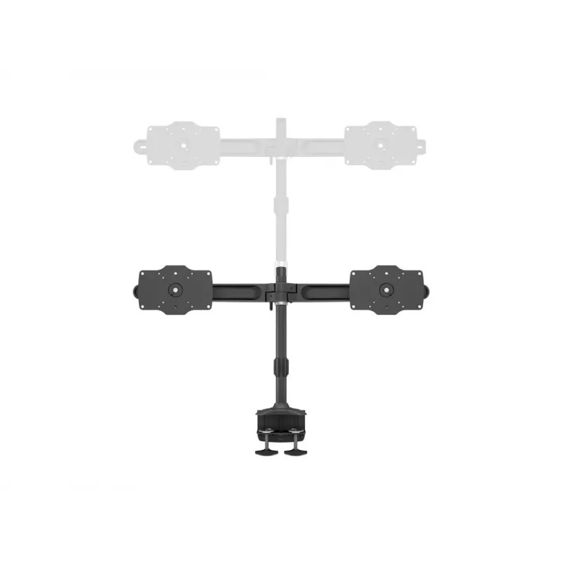 Multibrackets M VESA Desktopmount Dual galda stiprinājums ar skrūvspīli 24-32 collām