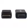 Manhattan DisplayPort 1.2 uz HDMI kabelis, 4K@60Hz, 1m, vīrietis pret vīrieti, DP ar fiksatoru, melns, nav divvirzienu, trīs gadu garantija