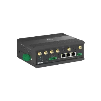 D-Link 5G IIoT vārteja, melna, Gigabit Ethernet, Wi-Fi 5 AC1200