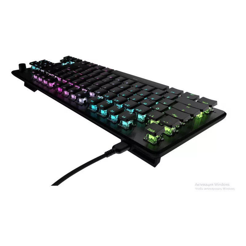 Turtle Beach Vulcan II TKL tastatūra spēlēm USB QWERTY Melna Vācu