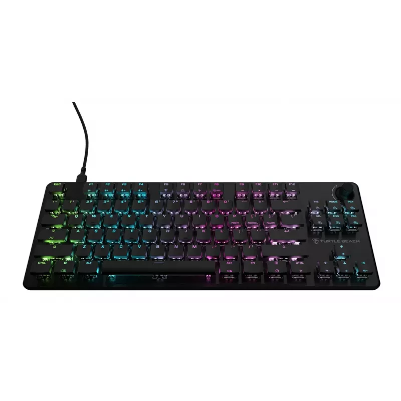 Turtle Beach Vulcan II TKL tastatūra spēlēm USB QWERTY Melna Vācu
