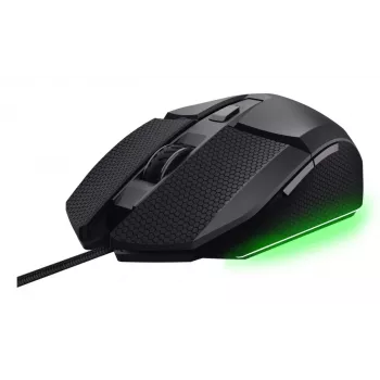 Trust GXT121 FELOX+ spēļu pele, labā roka, USB-A, optiskā, 10000 DPI