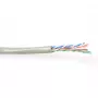 ACT CAT6 U/UTP viendzīslas vītais kabelis rullī 500 m, balts