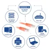 ACT Orange 1 metrs U/UTP CAT6 savienojuma kabelis ar RJ45 savienotājiem