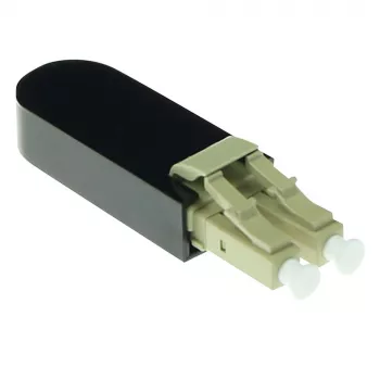 ACT Fiber optikas LC cilpas adapteris multimode 850 nm, LC, Melns, RoHS, -40 - 75 °C, 40 x 12.4 x 8.6 mm, 40 mm