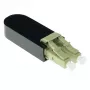 ACT Fiber optikas LC cilpas adapteris multimode 850 nm, LC, Melns, RoHS, -40 - 75 °C, 40 x 12.4 x 8.6 mm, 40 mm