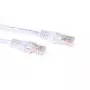 ACT White 0,5 metru U/UTP CAT6A savienojuma kabelis ar RJ45 savienotājiem