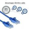 ACT Blue 5 metru LSZH U/UTP CAT6 datacentra tievais plākšņu kabelis ar aizsargvāciņiem un RJ45 savienotājiem