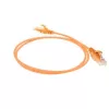 ACT Orange 1 metrs LSZH U/UTP CAT6 datacentra tievais savienojuma kabelis ar RJ45 savienotājiem