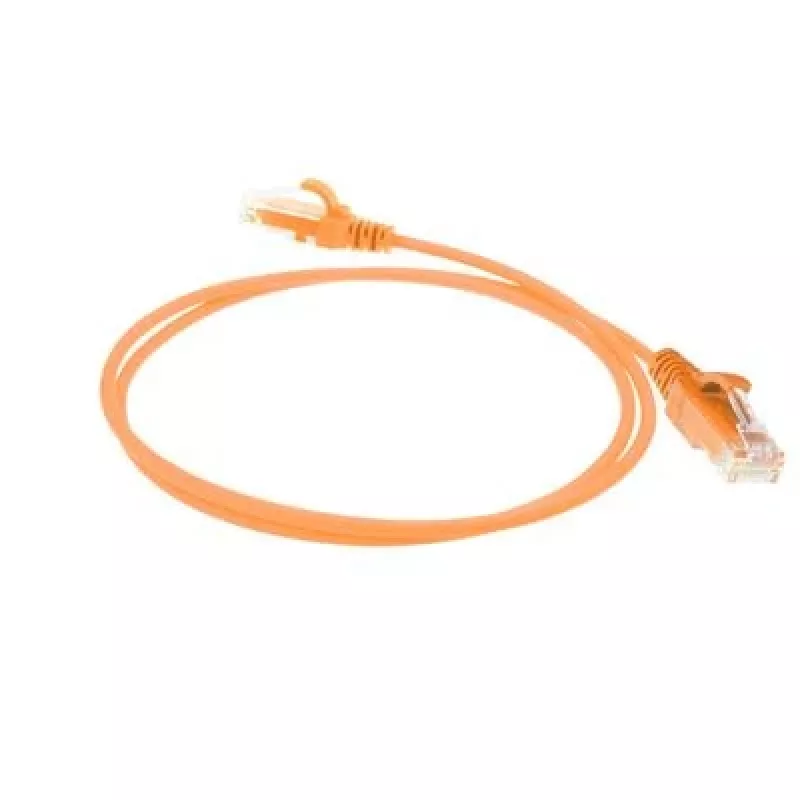 ACT Orange 1 metrs LSZH U/UTP CAT6 datacentra tievais savienojuma kabelis ar RJ45 savienotājiem