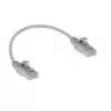 ACT Grey 0.15 metra LSZH U/UTP CAT6 datacentra plānais savienojuma kabelis, bez aizķeršanās, ar RJ45 savienotājiem