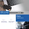 ACT USB-C 3.2 Gen2 aktīvais optiskais kabelis (AOC), skārienpaneli, video, dati, barošana, 3m