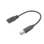 ACT USB Type-C sievišķais uz USB-B 2.0 printera adaptera kabelis 0.2m