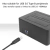 ACT USB Type-C sievišķais uz USB-B 2.0 printera adaptera kabelis 0.2m