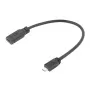 ACT USB Type-C sievišķais uz USB micro B 2.0 vīrišķais adaptera kabelis 0.2m