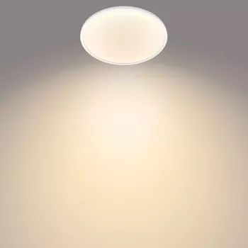 Philips Functional Super Slim griestu lampa 18 W, LED, 2700 K, 1500 lm, IP20, balta