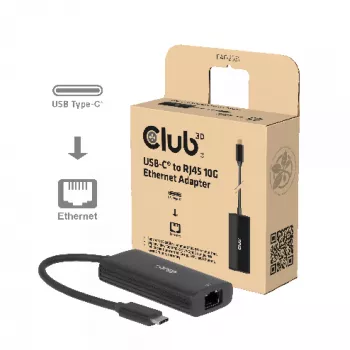 CLUB3D CAC-2531 klēpjdatora dokstacija / portu replicētājs Vadu USB 3.2 Gen 1 (3.1 Gen 1) Type-C Melns