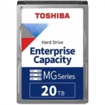 Toshiba MG11 20TB 3,5 collu uzņēmuma cietais disks (MG11ACA20TE): 7200 RPM, SATA 6 Gb/s, hēlija blīvējums, 550 TB/gadā, 24/7 darbība serveriem un NAS