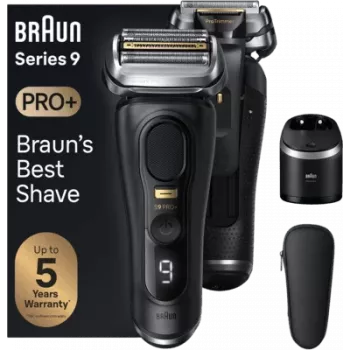 Braun Series 9 Pro+ 9577cc Mitrā/Sausā elektriskais skuveklis - Sudrabs