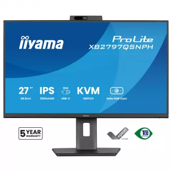 Iiyama ProLite XB2797QSNPH-B1 27 collu QHD IPS 75 Hz monitors